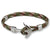 HOMOD 2019 New Fashion Black Color Anchor Bracelets Men Charm Survival Rope Chain Paracord Bracelet Male Wrap Metal Sport Hooks