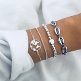 2019 Bohemian Bracelets & Bangles Set Vintage Bead Boho Charm Bracelet For Women Jewelry Accessories Pulseras Mujer Bijoux Femme